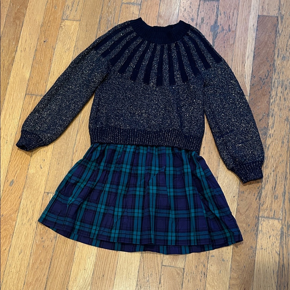 J. Crew Metallic Sweater Dress